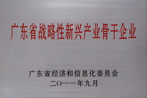 广东省战略性新兴产业骨干企业